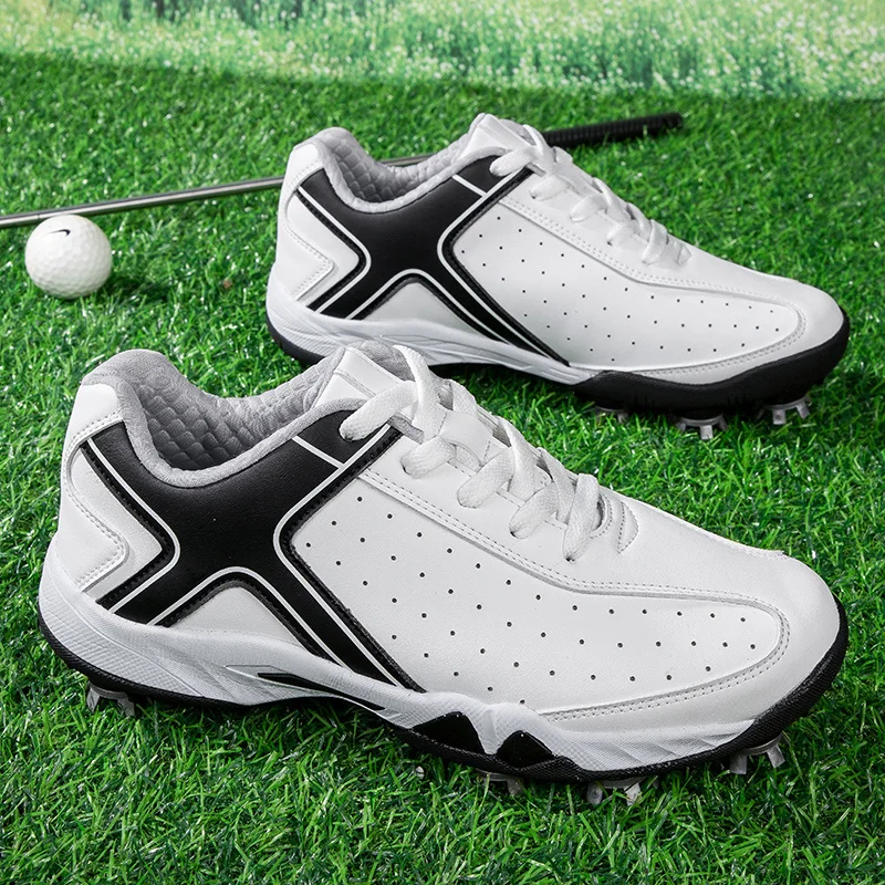 

New Professional Golf Shoes Comfortable, Anti slip, Waterproof Golf Shoes 36-46 Golf Professional Stud Sports Shoes