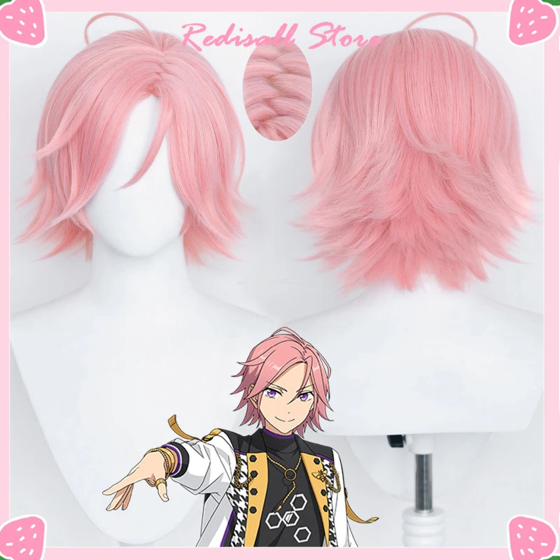 ES Ensemble Stars Cosplay Wig Tori Himemiya Tsukinaga Leo Shiratopi Aira Ayase Mayoi Suou Tsukasa Sakuma Rei Adult Short Hair ninja costume women Cosplay Costumes