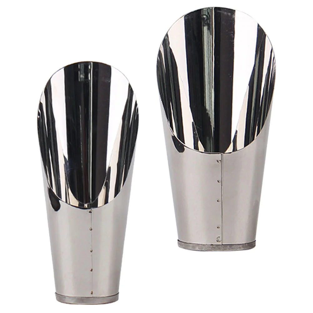 

2 Pcs Soil Dig Potting Scoops Garden Tools Small Scooper Stainless Steel Gardening