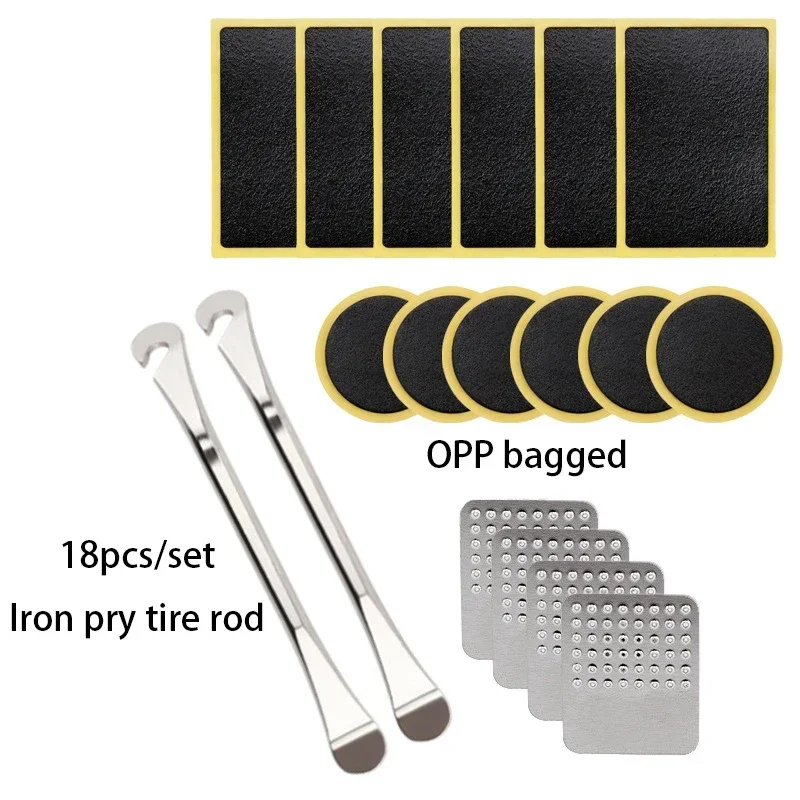 50/30/20/10PCS Bicycle Glue-free Tire Patches Tool Quick Repairing Tyre Protection Patch Adhesive Quick Drying Bike Accessories