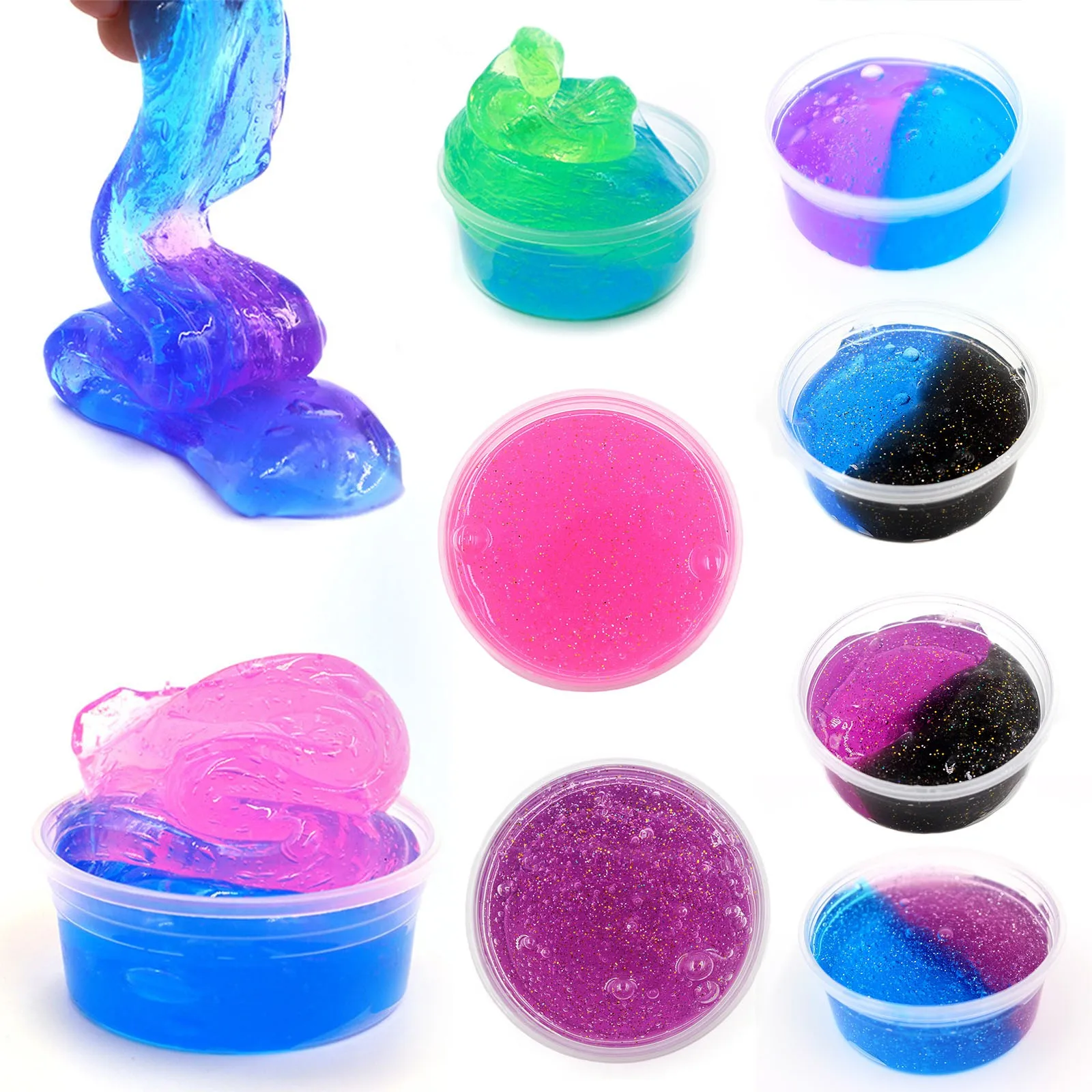 

Hot Selling Toys For Children Colorful Slime Scented Stress Relief Toys Kids Crystal Mud Toys Gift Interesting Gifts Juguetes