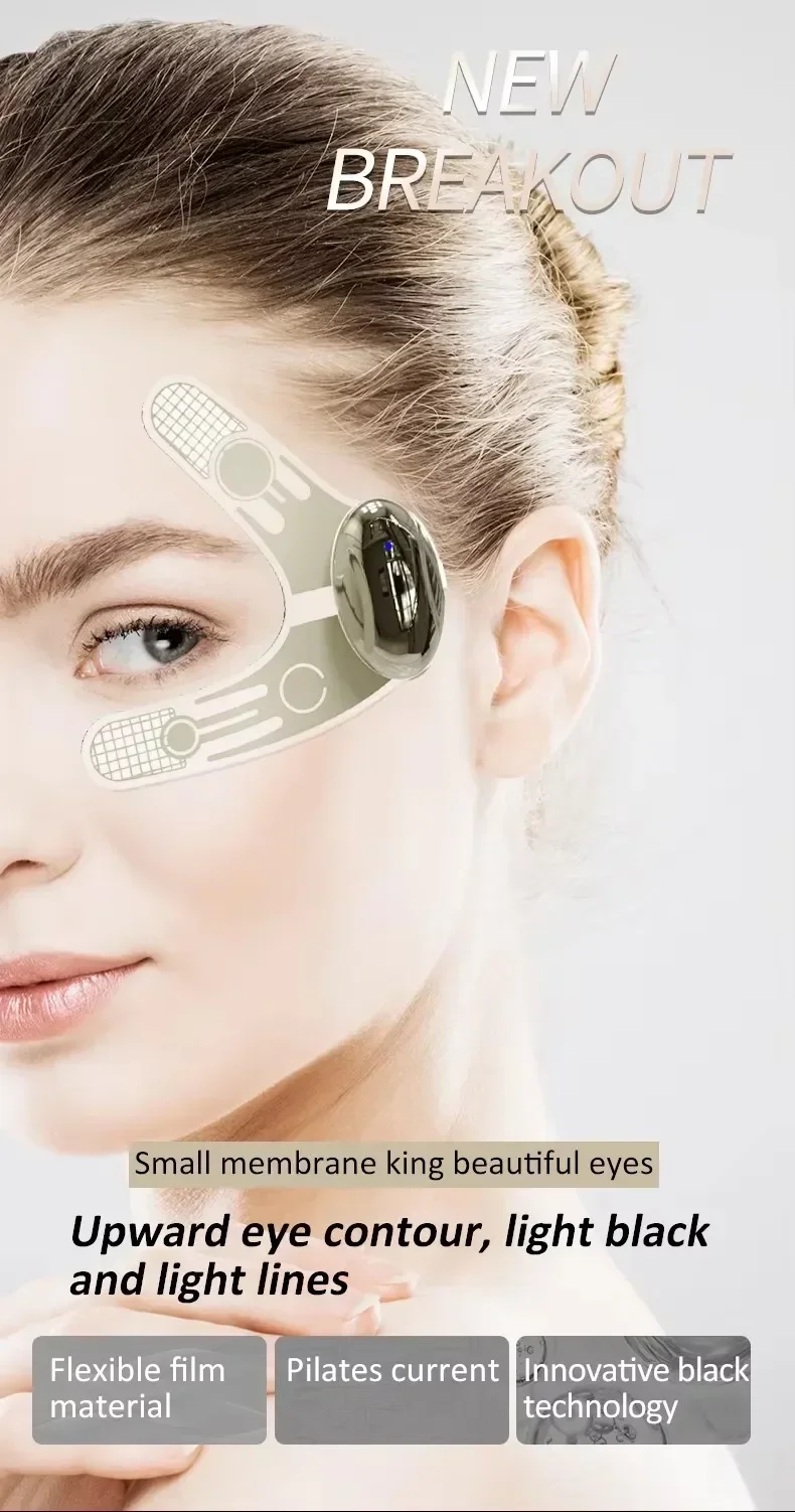 Eye Care Anti-aging Dark Circles Remove Machine Eye Massager Patch Ems Red Light Therapy Facial Lifting Beauty Device eye massager