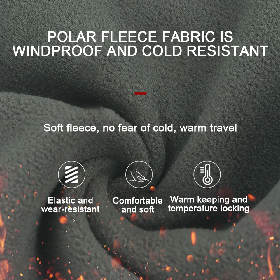 GTUBIKE Winter Fleece Balaclava Full Face Mask Thermal Ski Snowboard Scarf Helmet Cap Sport Cycling Hiking Running Neck Warmer