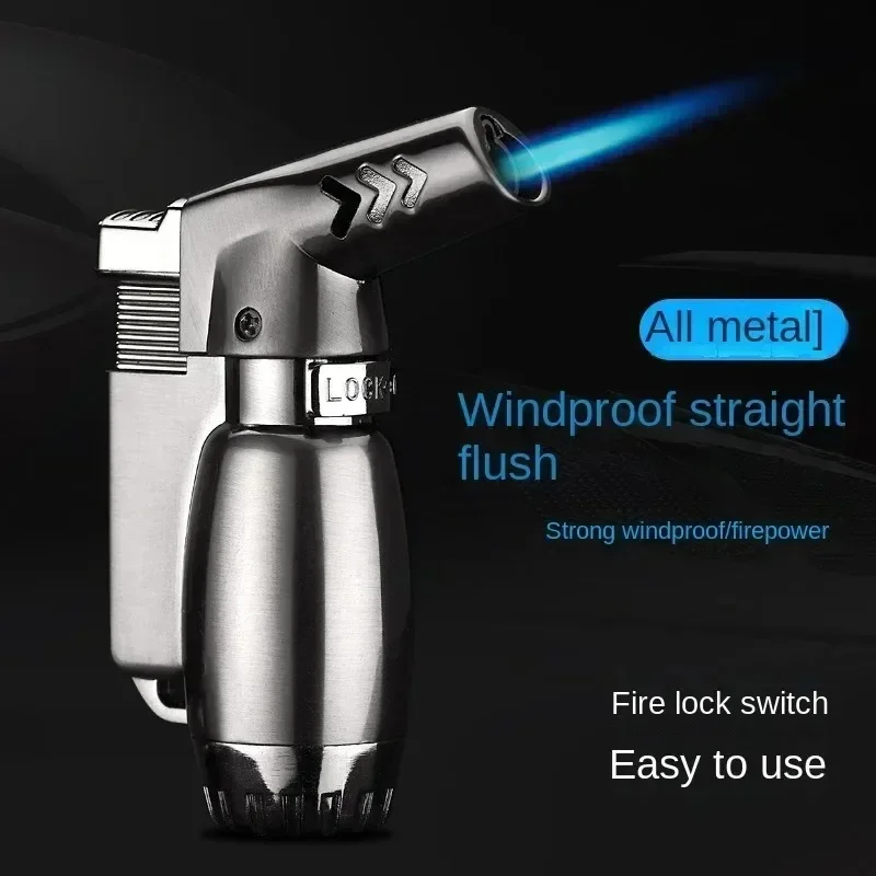

Factory direct sales BK-851 mini portable inflatable lighter metal windproof small spray gun small welding gun lighter