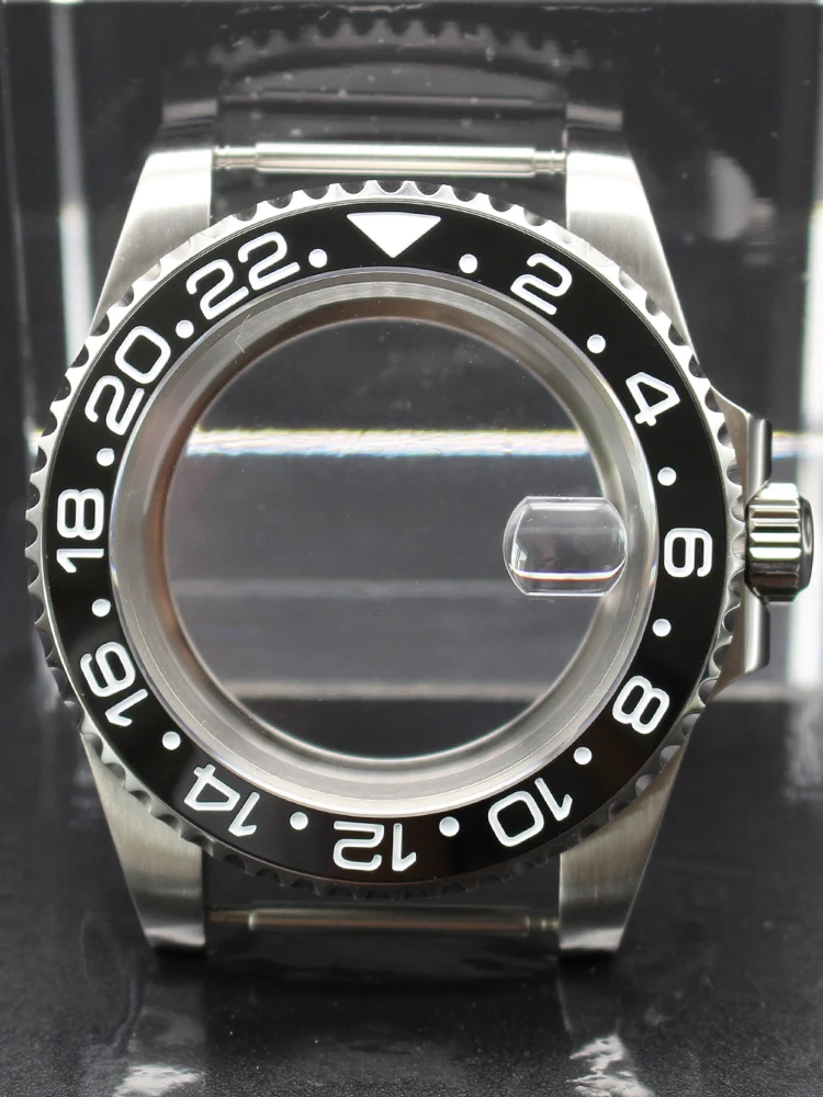 Premium 40mm Waterproof Watch Case with Ceramic Bezel Insert
