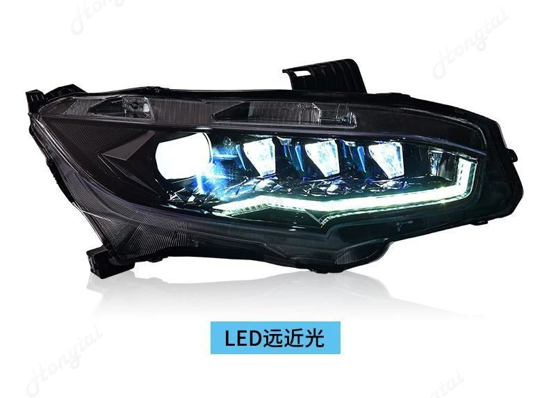 مصابيح ليد تعمل بالنهار مصابيح أمامية ، هوندا سيفيك