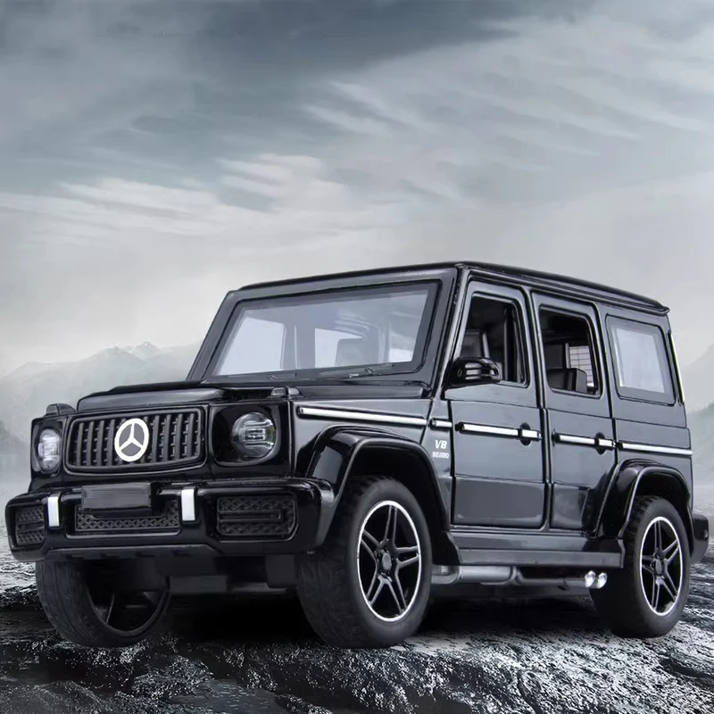 1:32 Benz G63 SUV Alloy Model Car Toy Diecasts Metal Casting Sound and Light Car Toys For Children Vehicle 4