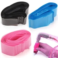 100Pcs Disposable Black/Pink/Blue Tattoo Clip Cord Sleeves Covers Bags Plastic Tattoo Machine Protection Bags Tattoo Accessories 1