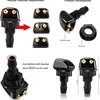 Car Universal Auto Windshield Washer Hose Wiper Blade Pipe Jet Spray Nozzle Water Fluid Tube Joiner Connector Replacement Kit 6