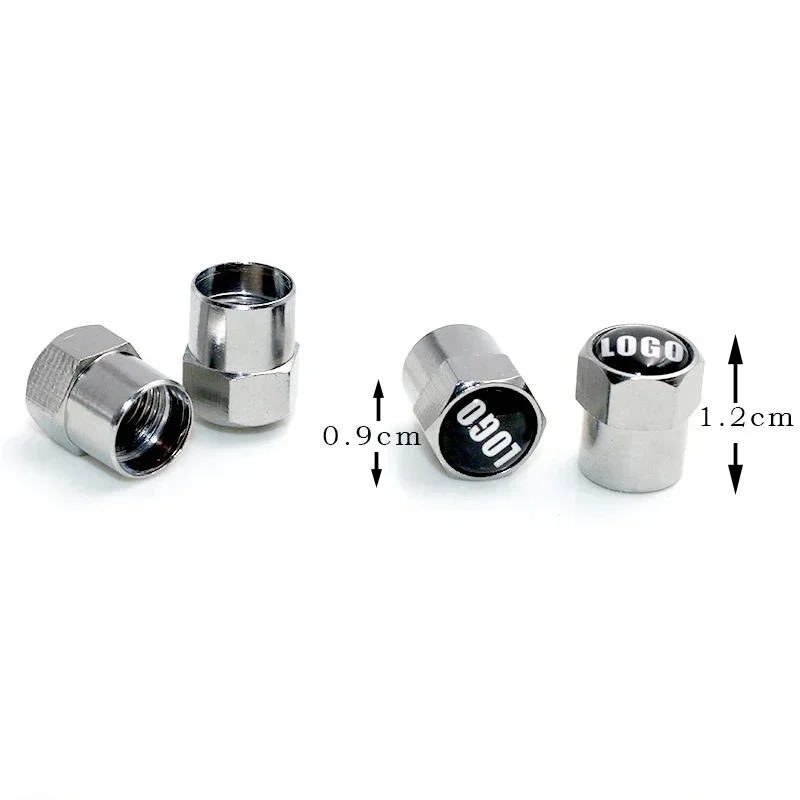 Car Wheel Tire Valve Caps Dust Proof Covers Stem Air Caps For Honda Mugen Power Civic Accord CRV Hrv Jazz Accessories 4pcs