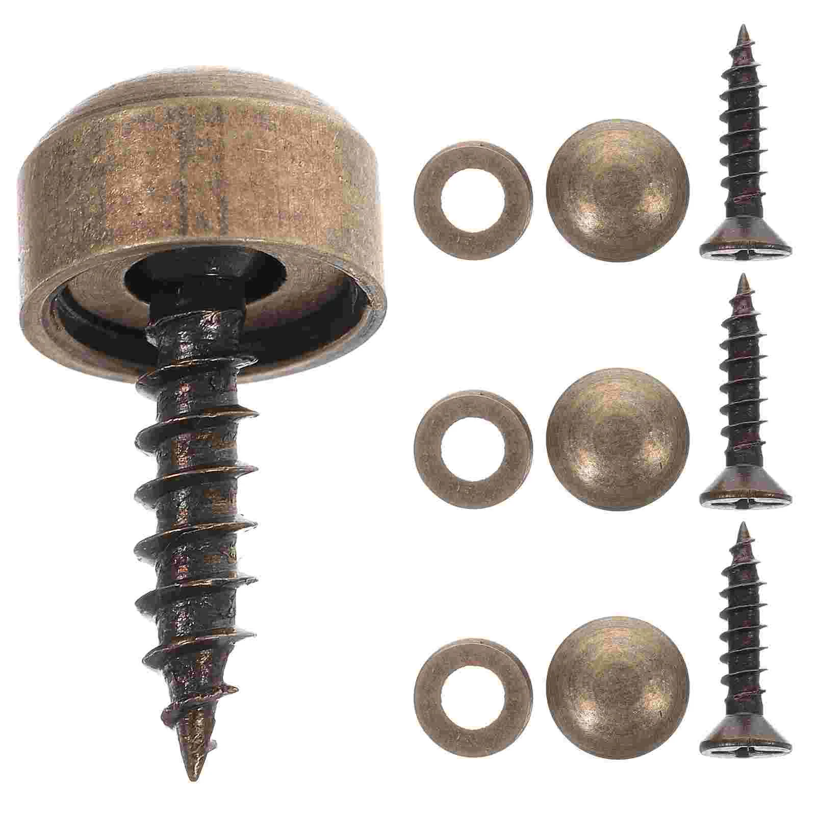 

Decorative Screw Self-Tapping Mirror Fixing Screw Fastener with Cap Wardrobe Cabinet Home Decor Drilling Furniture