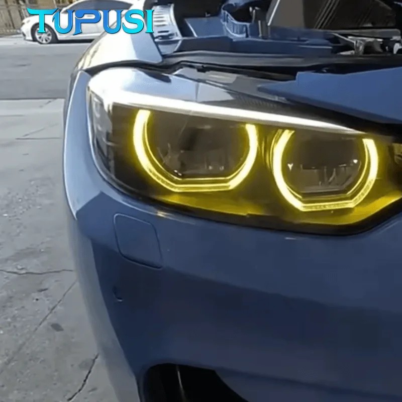BMW M3 M4 2014 2015 2016 2017 F36 F32 F82 F80 F33 LCI 어댑티브 헤드라이트 주간 주행등 DRL 보드용 노란색 모듈 칩