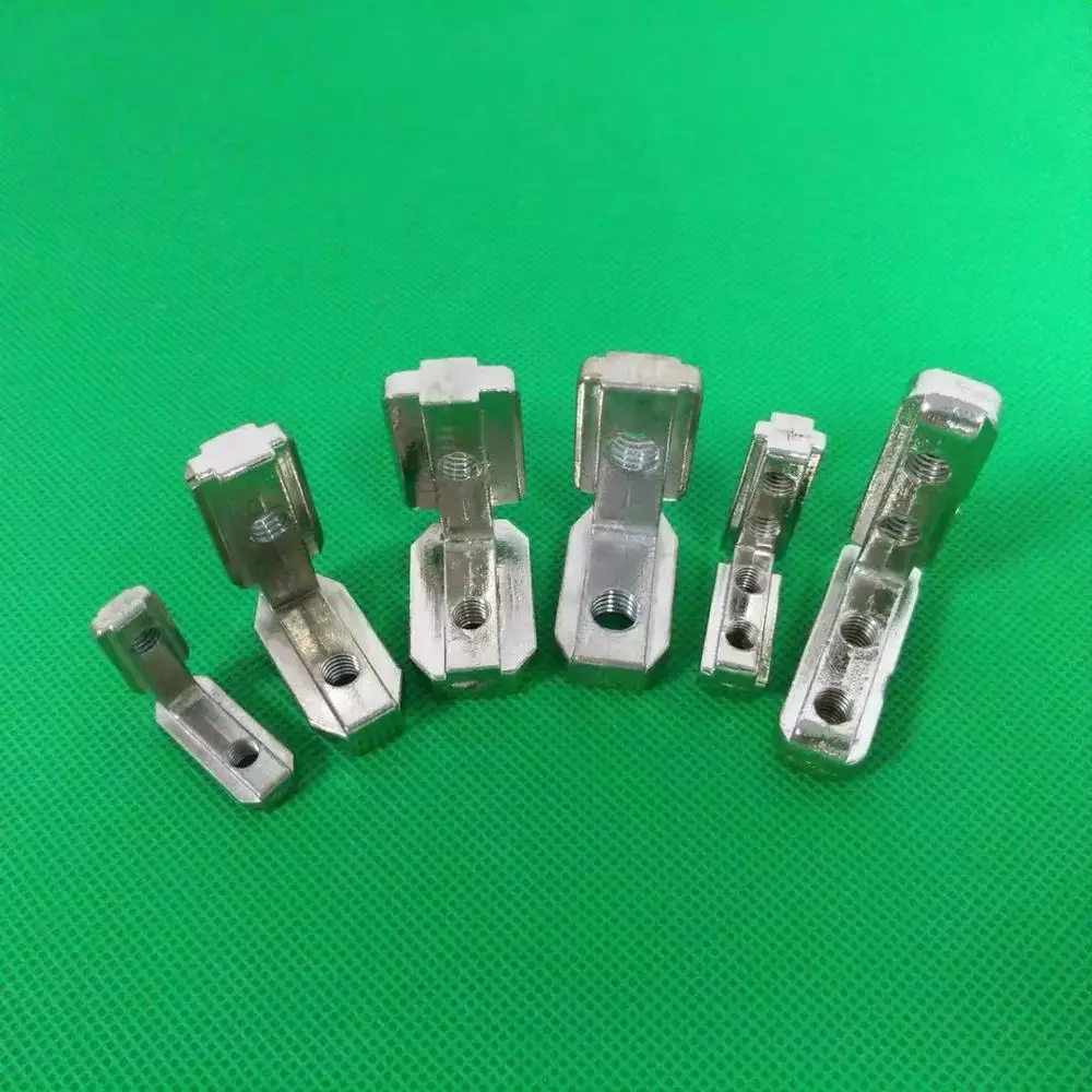 Angle Bracket Angle Connector Aluminum Profile Accessories L Type Bracket 1515 1530 2040 2525 3030 4040 4545 5050 6060 Inside Joint Corner Connector Aluminum Profile Screws Included