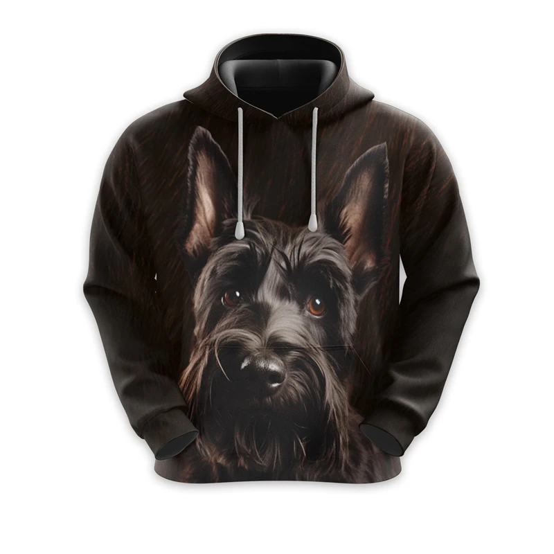 thumbnail image 1 of Sudadera con estampado de cara de perro divertida, sudadera con capucha de bulldog francés y corgi para hombre, chándal con pastor alemán y dachshund, sudaderas con capucha para perros, 1 of 5