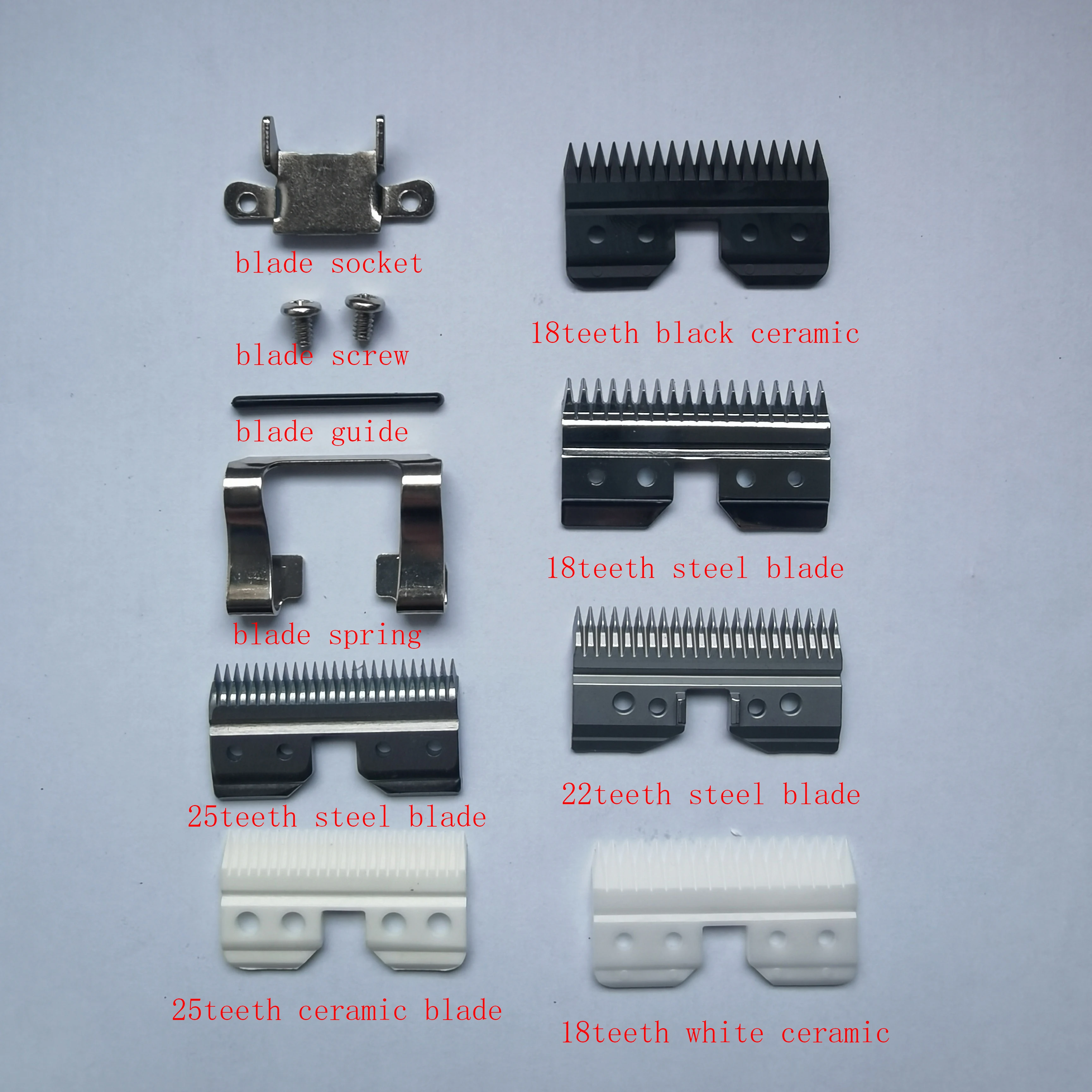 Sirreepet professional pet clipper blade parts Replacement spring socket guide screw and moving blade