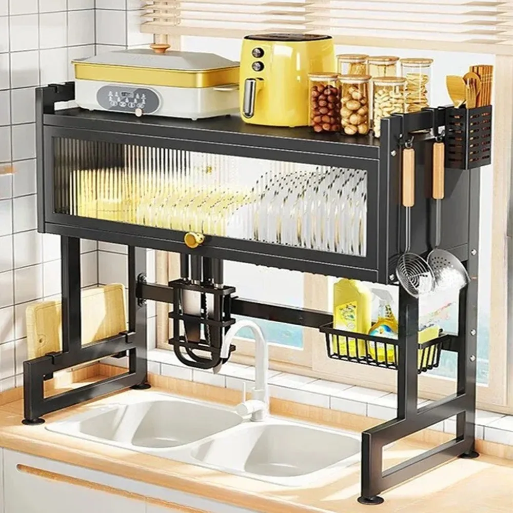 DishDrainingRackMultiFunctionalCountertopSculleryKitchenSink