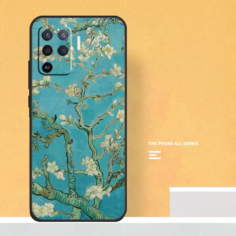Van Gogh Starry Night Artistic Phone Case - Back Cover Design