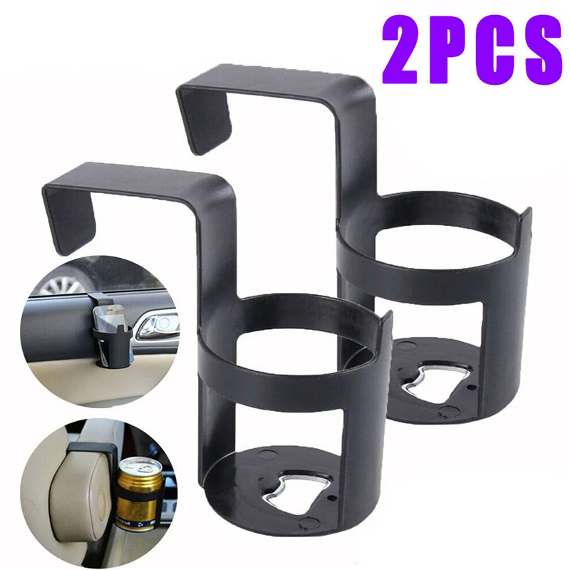 2pcs Universal Car Truck Door Cup Seat Back Mount Beverage Drink Bottle