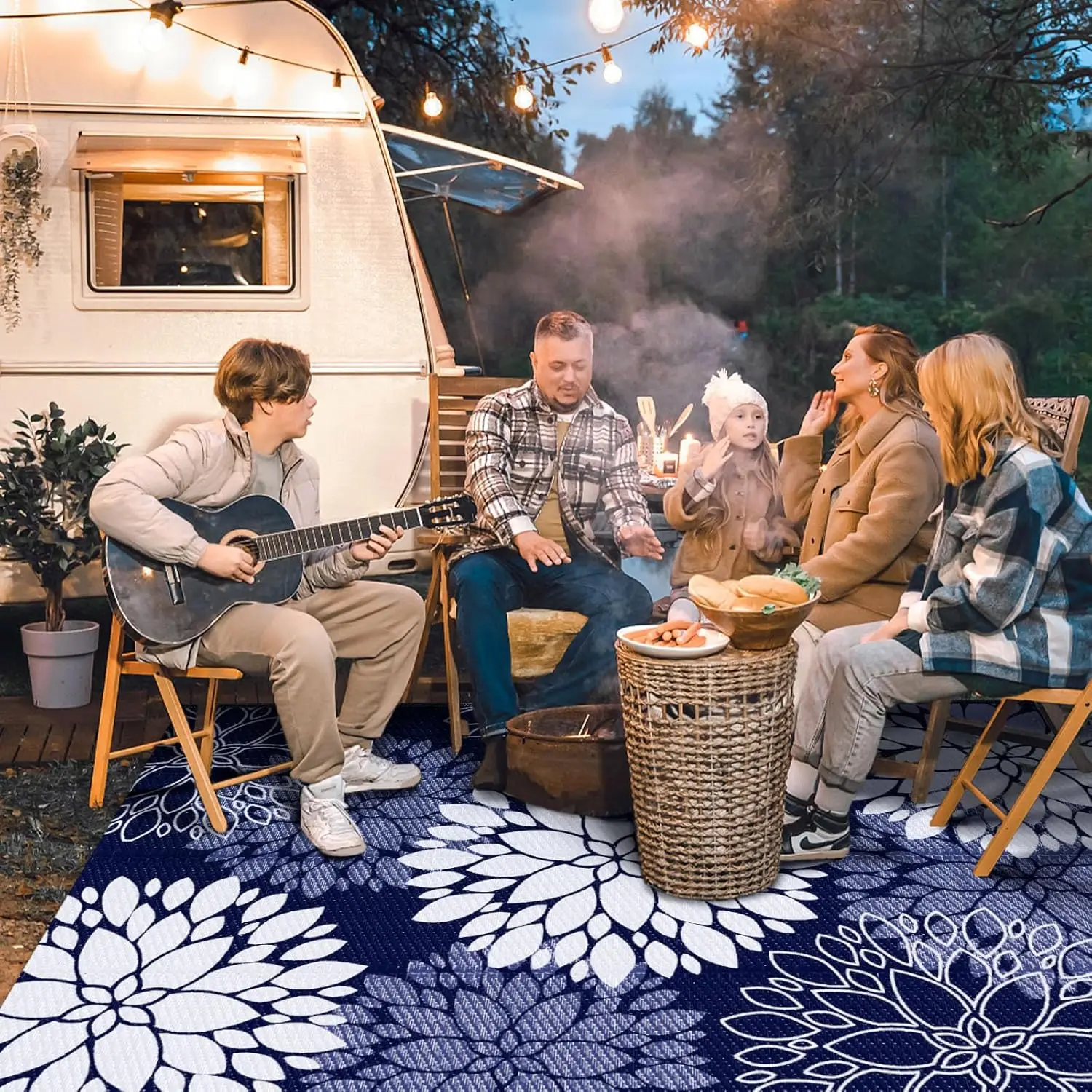 Reversible Outdoor Straw Rug 3