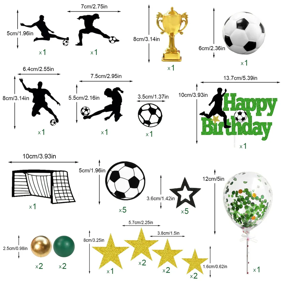1 topper per torta di buon compleanno glitterato giocatore di hockey su ghiaccio a tema sportivo decorazioni per baby shower ragazzi ragazze forniture per feste di compleanno nero