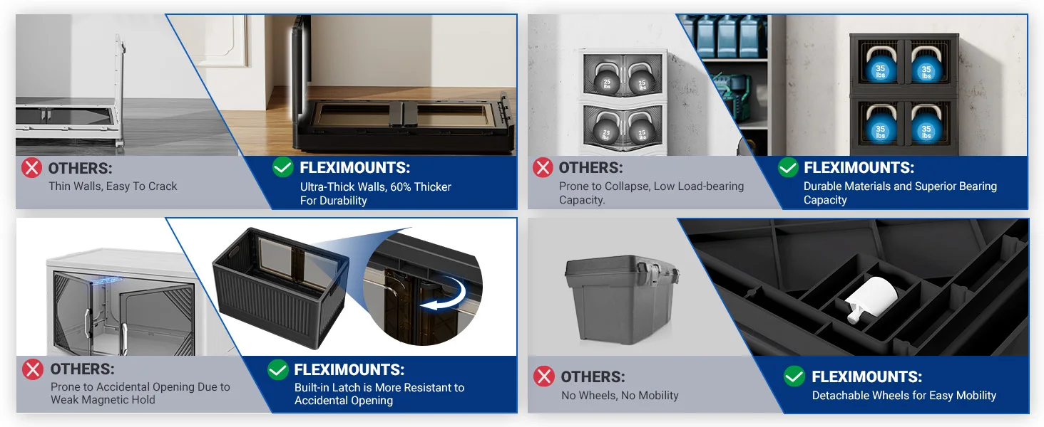 storage bins with lids