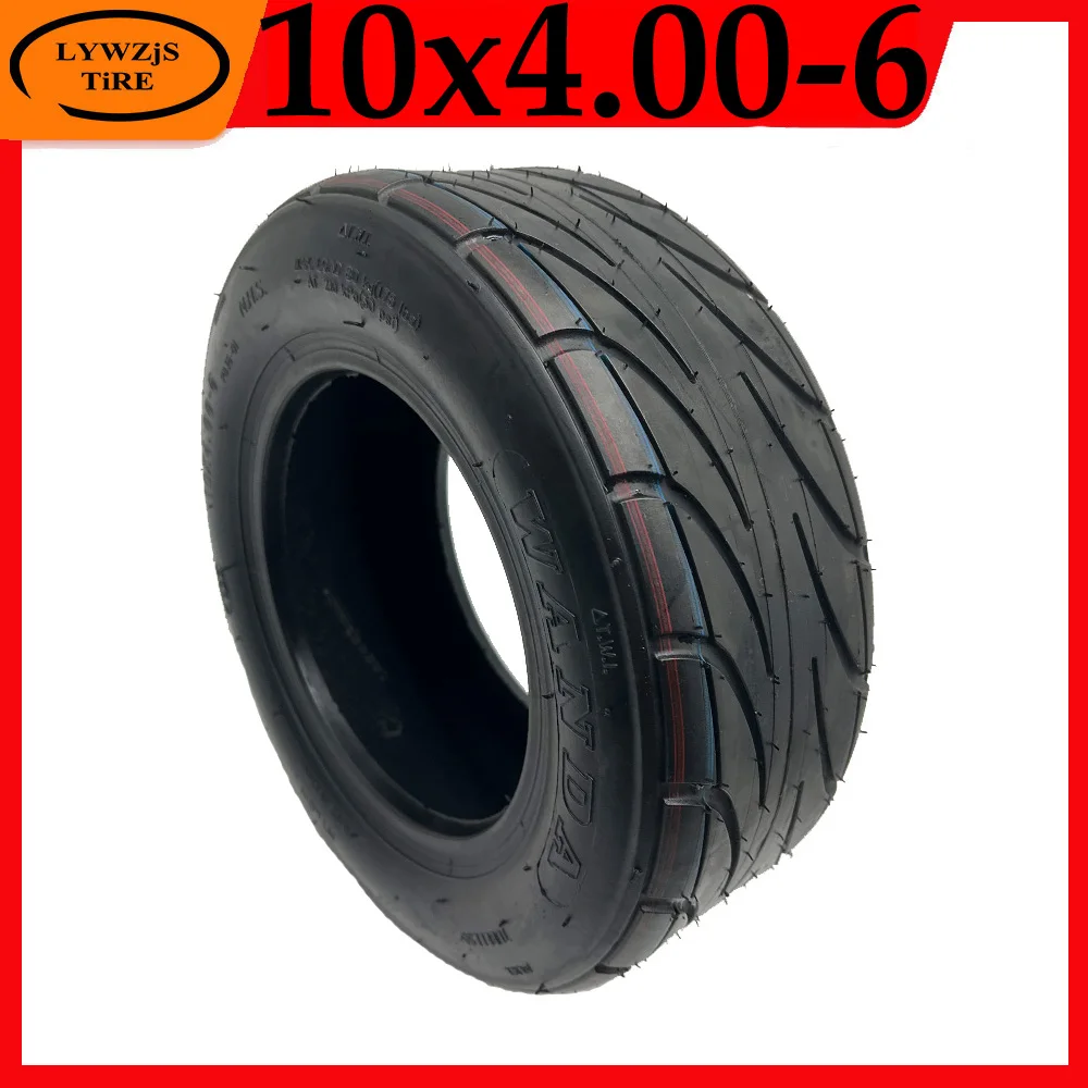 

10x4.00-6 Tubeless Vacuum Tire 10 Inch Thickening Wheel Tyre for Electric Scooter Accessory Parts