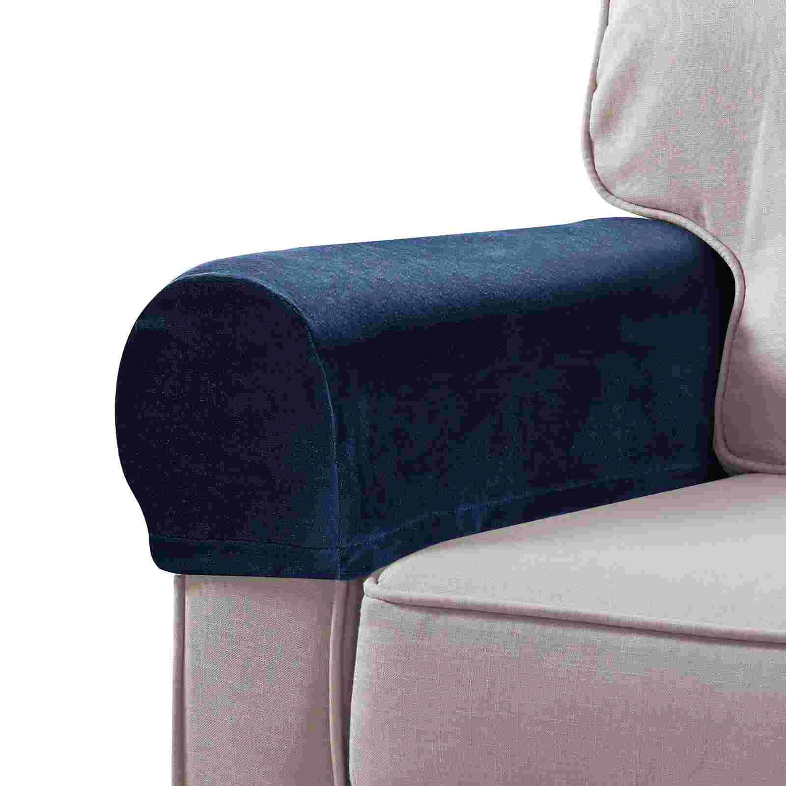 

2 Pcs Home Accents Decor Armrest Protector Protective Cloth Furniture Cover Elastic Sofa Towel Universal