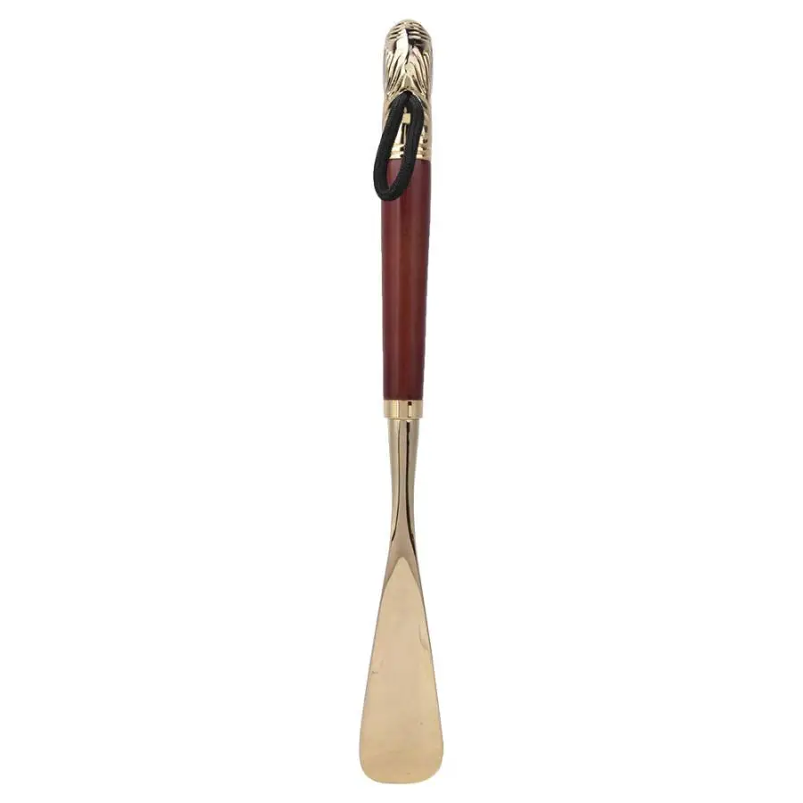 Handled Metal Head Shoe Horn Spoon Tool Brush 32cm 49cm 58cm Wood 4