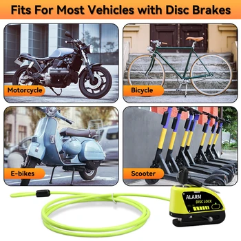 Motorcycle Disc Brake Lock Alarm 5