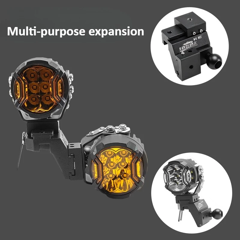 For BYD Formula Leopard Titanium 3 A Pillar Spotlight Bracket Front Engine Hood Quick Release Dual Guide Rail Expansion Stand detail image 4