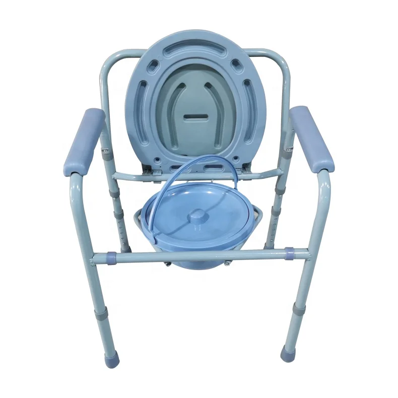 Chinese Manufacturer Aluminum Folding Commode Toilet Chair For Elderly 6