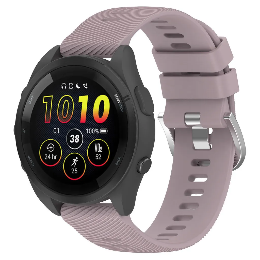 Breathable Silicone Sports Watch Strap - 20mm