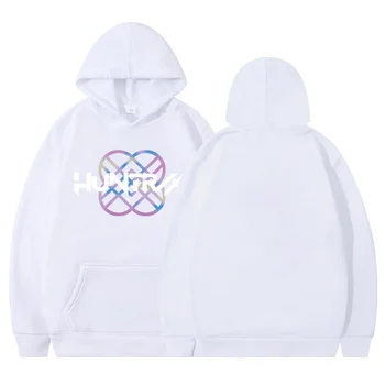 2025Winter Korean and Japanese Style Loose Drop Shoulder Casual Style Simple Commuting Style Autumn Winter Hooded Sweatshirt 6