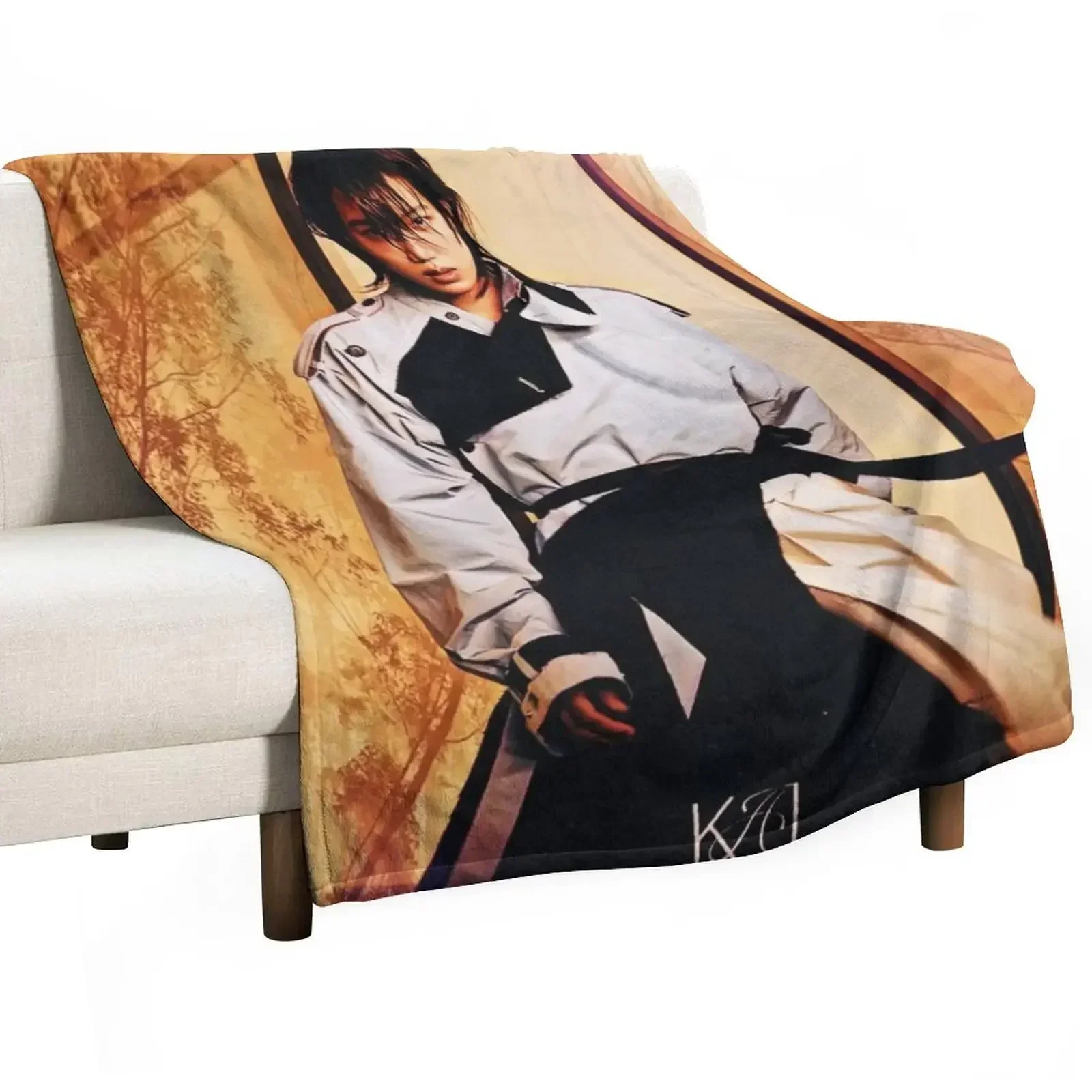 KAI Peaches Throw Blanket Decorative Sofas Thins Blankets