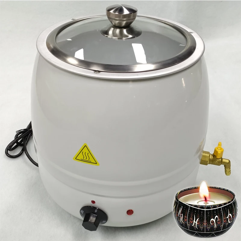 Kit Mesin Pembuat Baja Tahan Karat Lilin Listrik Lilin Melter Ketel Leleh Lilin Panci Lebur Untuk Mesin Pembuat Lilin