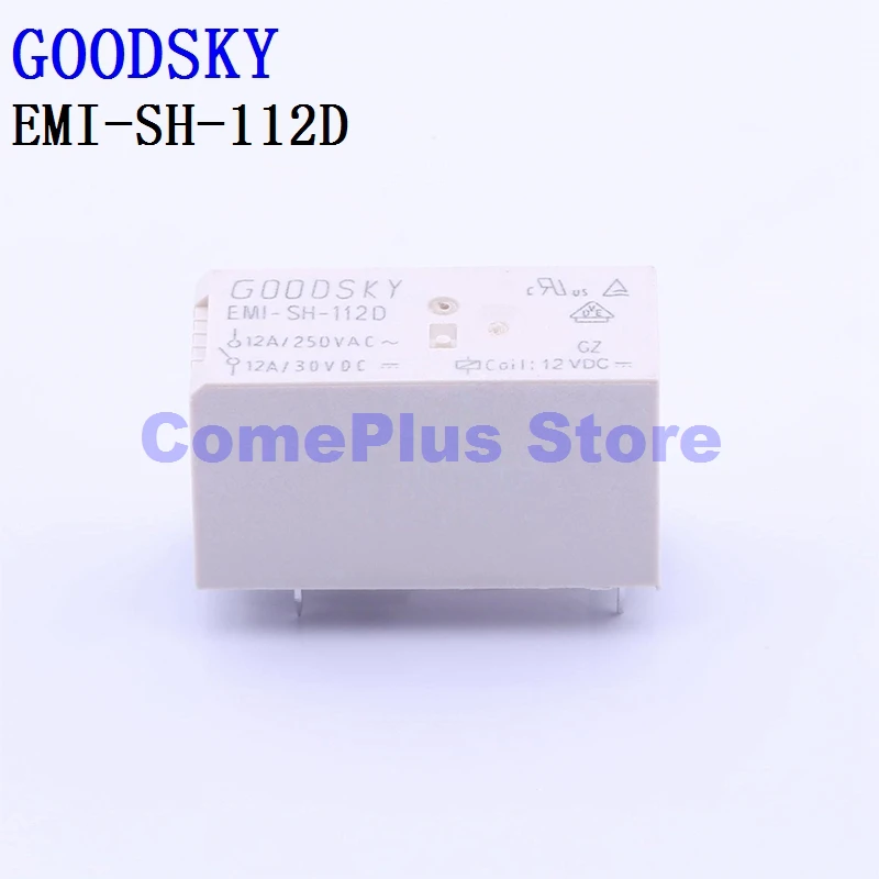 5PCS EMI-SH-112D GQ-SH-124LM1 GOODSKY Power Relays 5pcs new srg s 105dm srg s 112dm srg s 124dm srg s 105dm f srg s 112dm f srg s 124dm f srg s 105d f srg s 112d f srg s 124d f