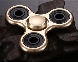 Alloy Metal Fidget Spinner Stress Relief Toy (1Golden)