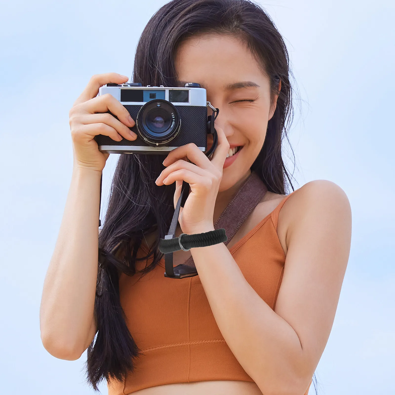헤비 듀티 카메라 손목 스트랩, 범용 사이즈, 조절 가능, 편안하고 안전한 휴대폰, 카메라, 열쇠, 가방, 여행, 사무실용