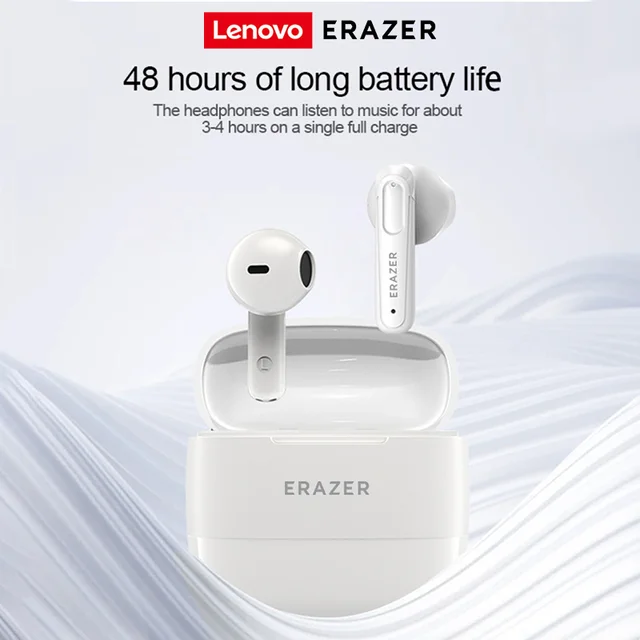 Lenovo ERAZER  XT98 Pro TWS Bluetooth 5.3 Earphones With Mic Hifi Stereo Earbud Wireless Headphones Noise Cancellation Headsets
