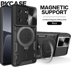 PKCASE Shockproof Smartphone Case with Enhanced Protection for Itel S25 Ultra (Black)