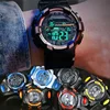 New Fashion Children Camouflage Watch Sport Kids Rubber Strap LED Digital Watch for Kid Student Girl Boy Wristwatch Clock 1
