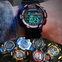 New Fashion Children Camouflage Watch Sport Kids Rubber Strap LED Digital Watch for Kid Student Girl Boy Wristwatch Clock 1