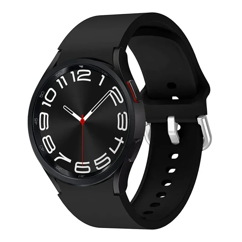 Sleek 20mm Silicone Watch Strap - Premium Wristband