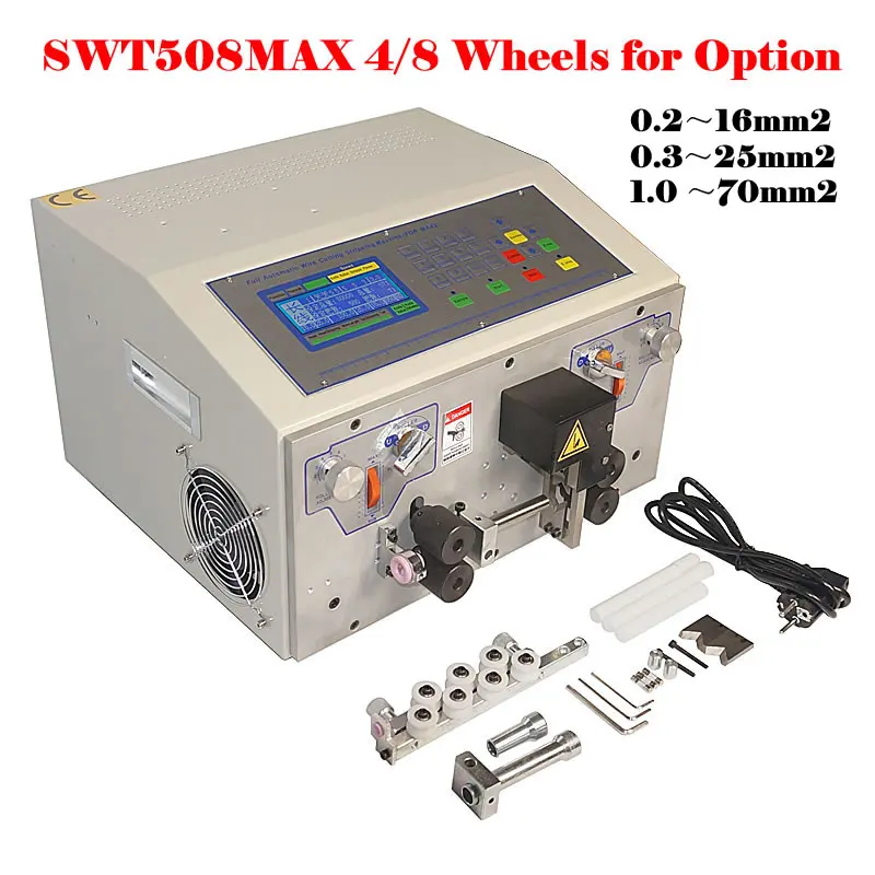 Swt508max2 8ホイールワイヤー剥離ストリップ切断機0 2に16mm2 1000ワットコンピュータワイヤーストリッパー英語液晶ツールキット Aliexpress ツール