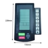 Rowing Machine Counter Cycle Counter Monitor Speedometer for Stationary Bike 6