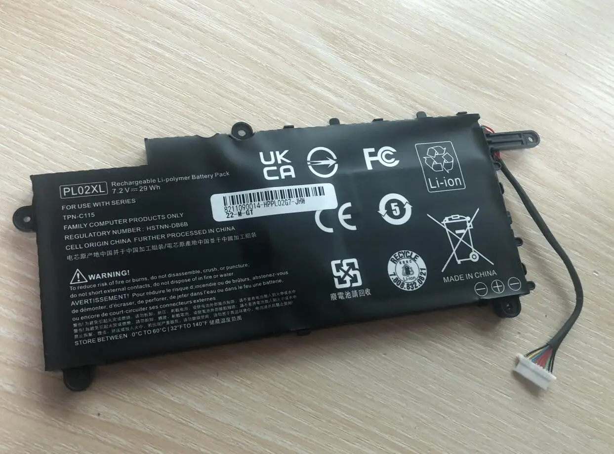 Bateria do Portátil para hp Pavilion 11 Pl02xl X360 11-n010dx 11-n000snx 11-n014tu 11-n030tu 751681421 Hstnn-lb6b Hstnn-db6b - Imagem 5