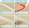 Bathroom Silicone Bendable Water Retaining Strip Shower Water Barrier Highl for Kitchen Separation Shower Accessories 6