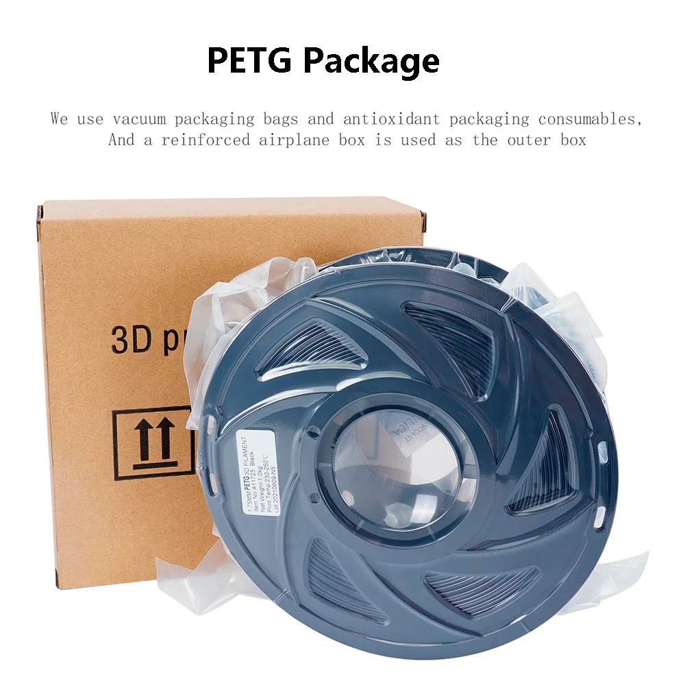 KingRoon PLA PETG TPU Filament 1.75mm 3D Printer Filament No Bubble 1KG 2.2LBS 343m Spool 3D Printing Materials for 3D Printers