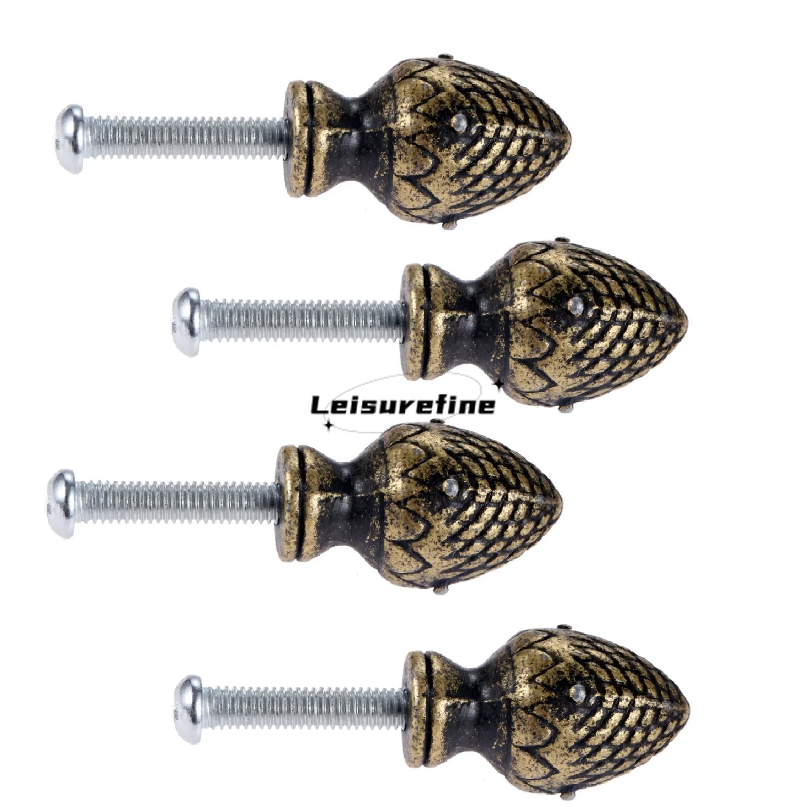 4pcs/set Alloy Strawberry Knobs Antique Bronze Zinc Alloy Handles Pulls w/screws 25x18mm Drawer Door Cabinet Vintage Decoration