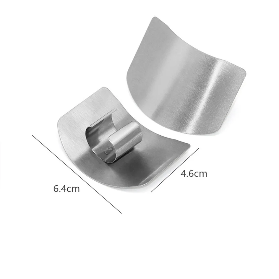 Stainless Steel Finger Protector Knife Slice Shield Kitchen Tool Vegetable Cutting Hand Single Finger Protector